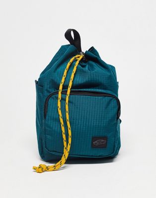 Vans Going Places backpack in teal  - ASOS Price Checker