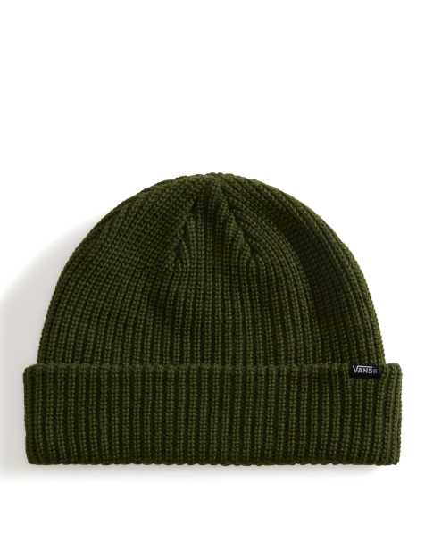Vans gorro básico con vuelta verde oscuro - view 1