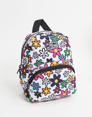 vans backpack flowers