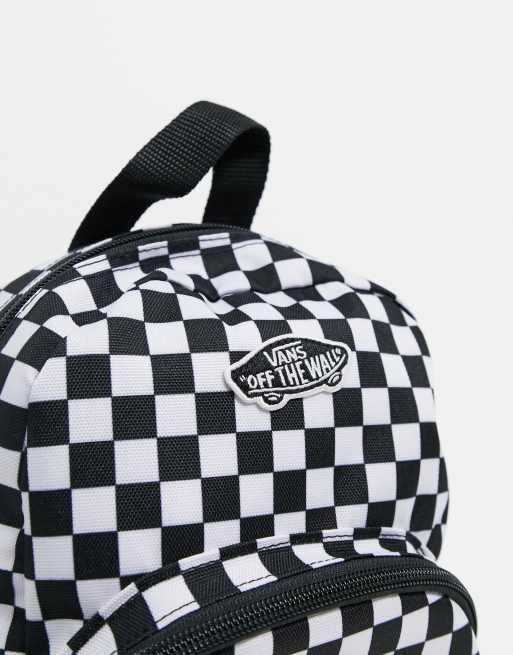 Vans mini cheap checkered backpack