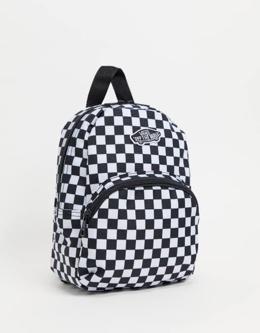 Vans Got This Sac dos avec mini imprim damier Noir blanc