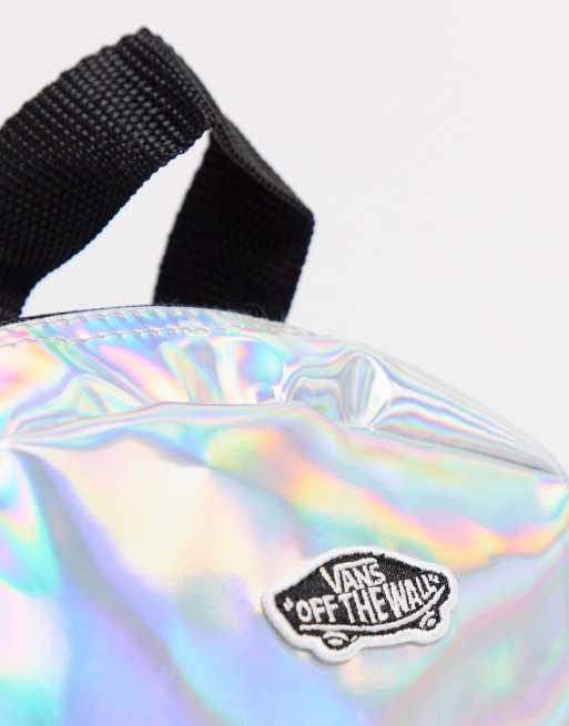 Vans mini shop backpack holographic