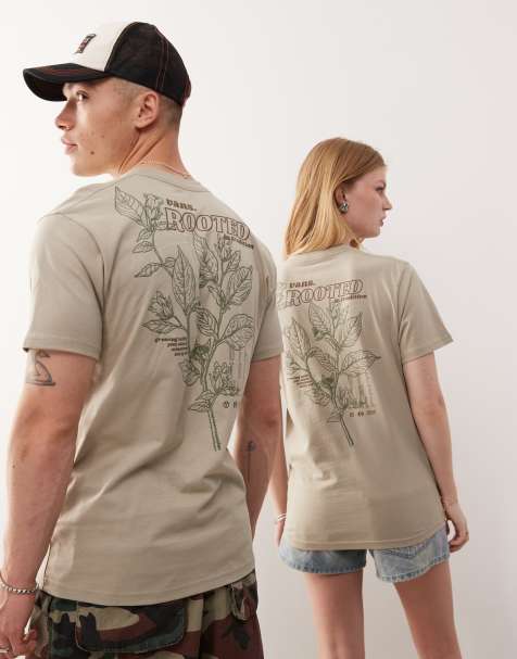 Vans - Grå T-shirt med 'Wellness'-print på ryggen - Kun hos ASOS - view 1
