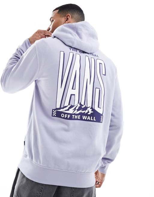 Vans graphic back print hoodie in lilac ASOS