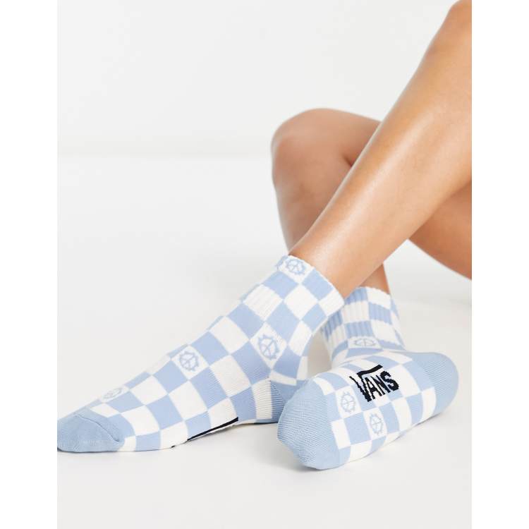 Vans checkerboard crew socks sales