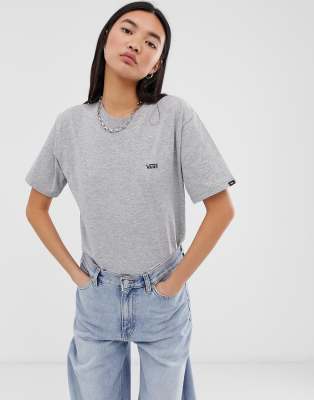 grey vans t shirt women's