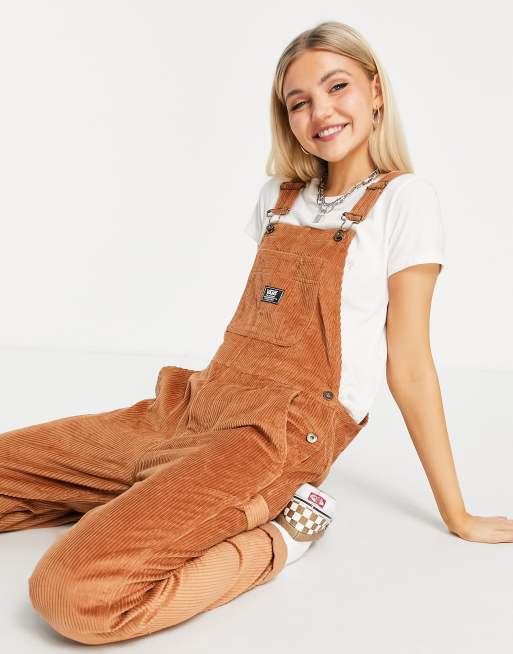 Vans - Ground Work - Brune overalls i fløjl 