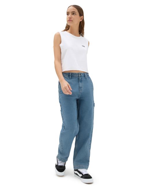 Vans - Ground Work - Denim broek met stone-wash