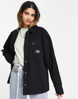 Vans Ground Work jacket in black | ASOS