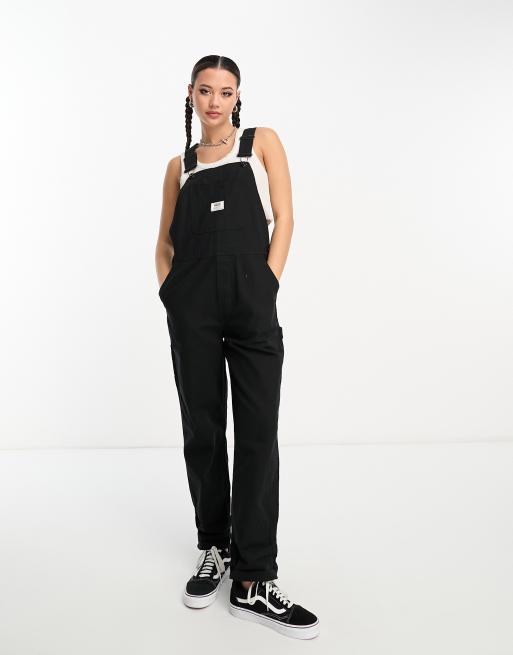 Vans Ground Work overalls jumpsuit in black ASOS