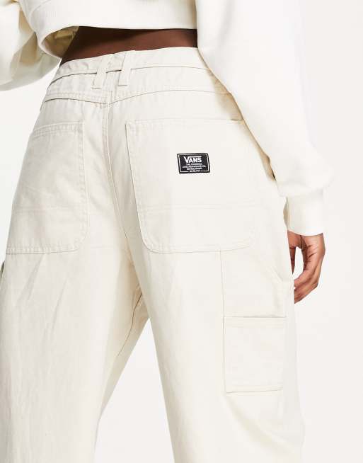 Vans Ground Work pants in beige ASOS