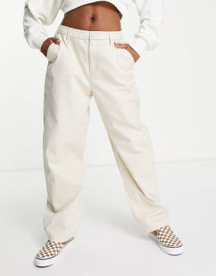 work pants beige