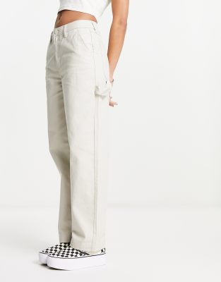Vans Vans ground work trousers in stone-Neutral