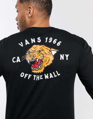 Vans Growler long sleeve t-shirt in black