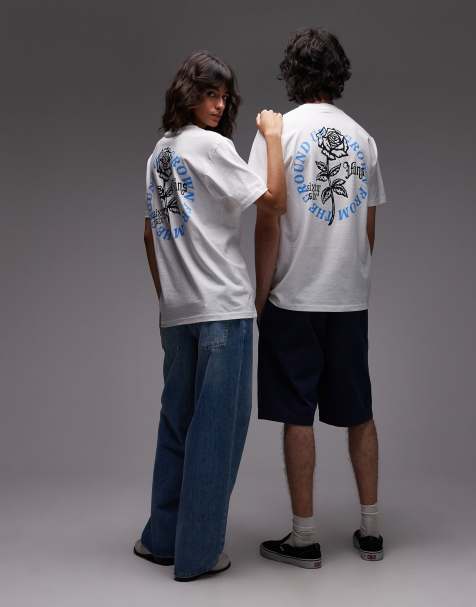 Vans grown from the ground up graphic back print t-shirt in white - view 1