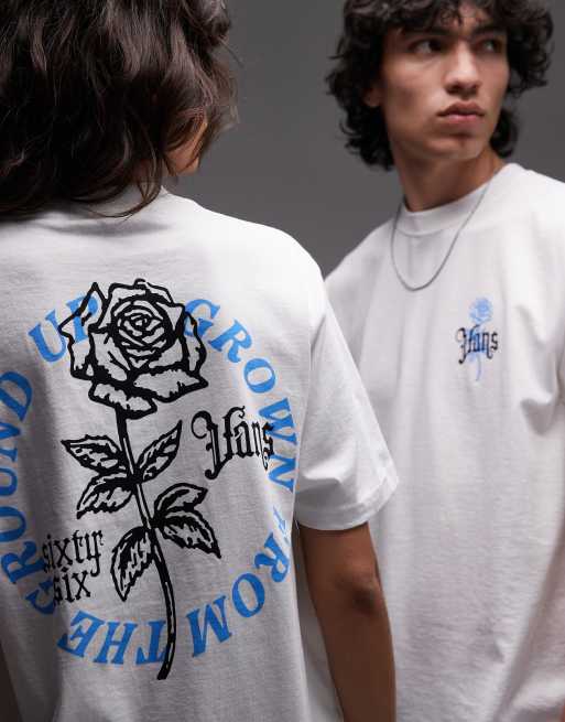 Vans - Grown from the ground up - T-shirt met grafische print op de achterkant in wit, 4 van 4