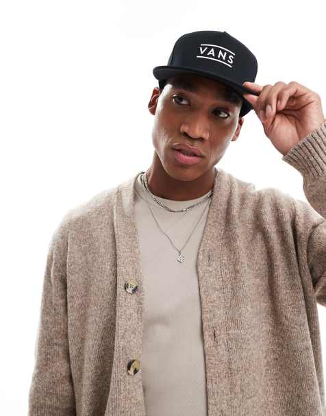 Vans Half box snapback hat in black - view 1