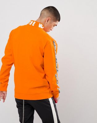 vans orange sweatshirt