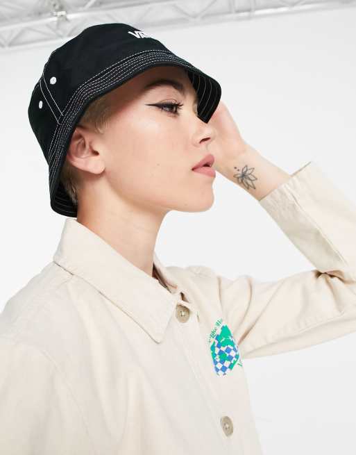 Vans Hankley bucket hat in black , 2 of 4