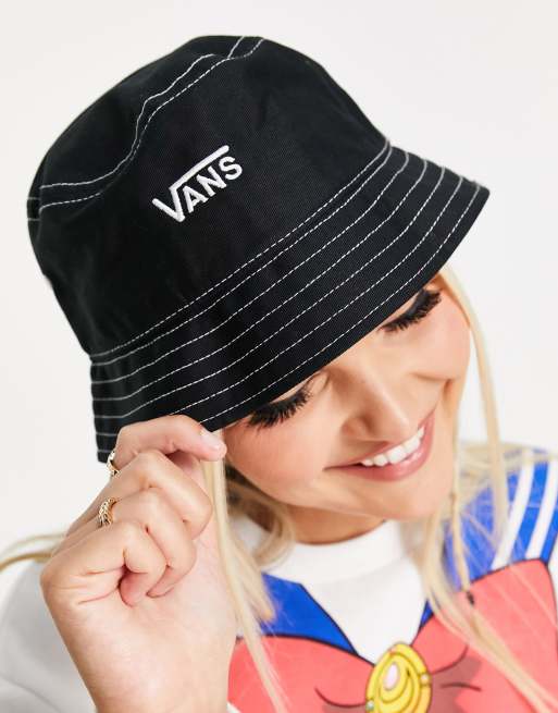 Vans Hankley logo bucket hat in black , 3 of 4