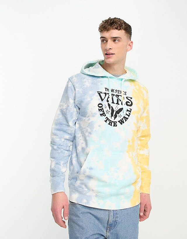 Vans - happy thoughts tie dye hoodie in multi