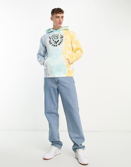 Vans happy thoughts tie dye hoodie in multi, 4 of 4