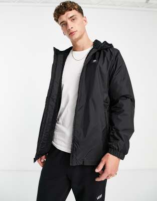 Vans harvard windbreaker jacket in black