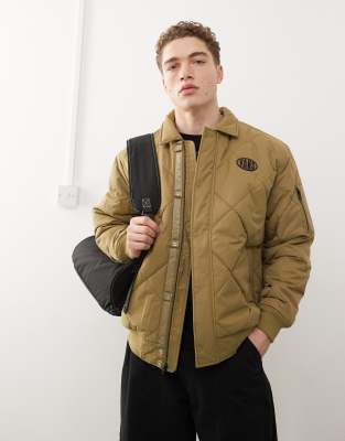 Hathaway bomber jacket in khaki-Green