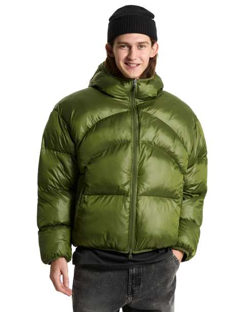 Vans Hawkings chaqueta acolchada en verde oscuro - view 1