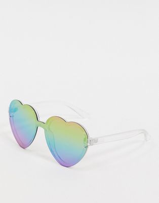 Vans Heart Tie Dye sunglasses in multi 
