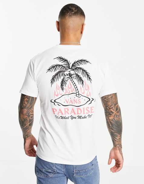 Vans Heatwave back print t-shirt in white - view 1