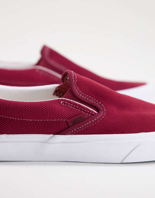 Vans rosse bordeaux sale