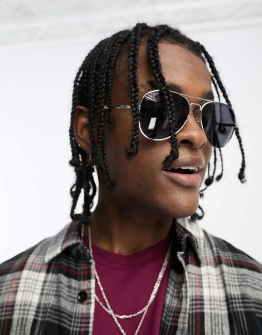 Vans – Henderson – Okulary przeciwsłoneczne typu aviator w kolorze srebra