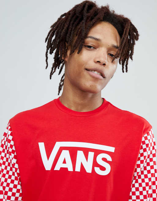 Checkered vans sale long sleeve