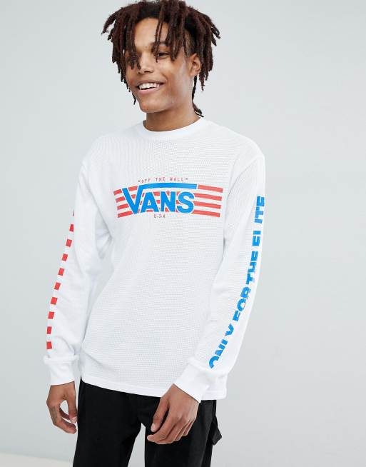 Vans off the waffle long sleeve clearance