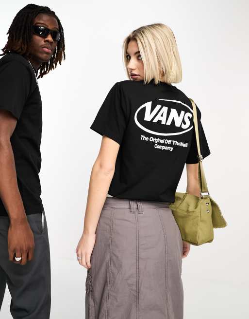 Vans - Hi Def - T-shirt unisex nera con stampa del logo sul retro, 2 di 4