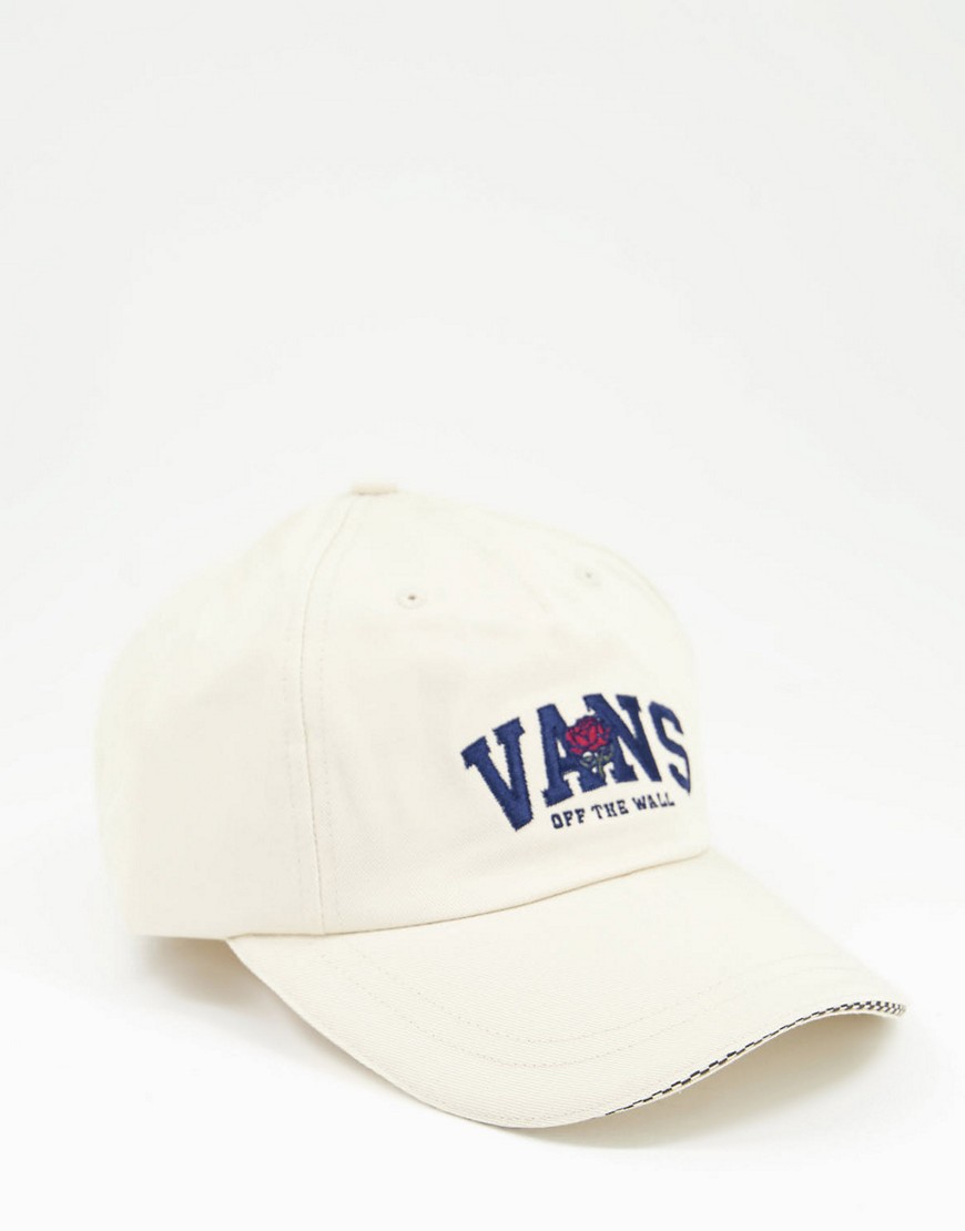 Vans High Standard logo cap in beige-Neutral