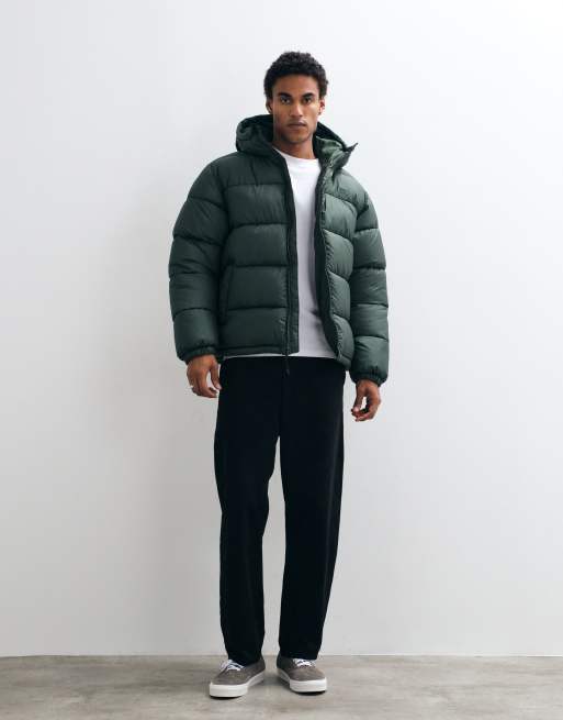 Vans Hillgate puffer jacket in medium green, 2 of 5