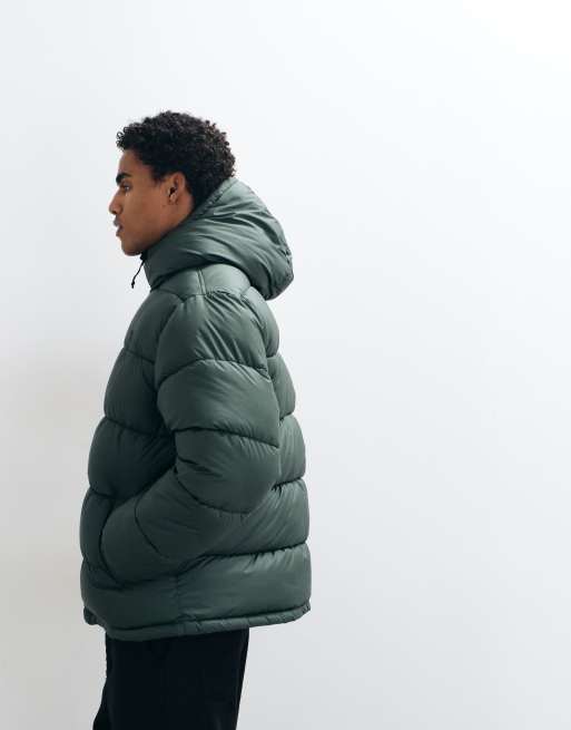 Vans Hillgate puffer jacket in medium green, 4 of 5