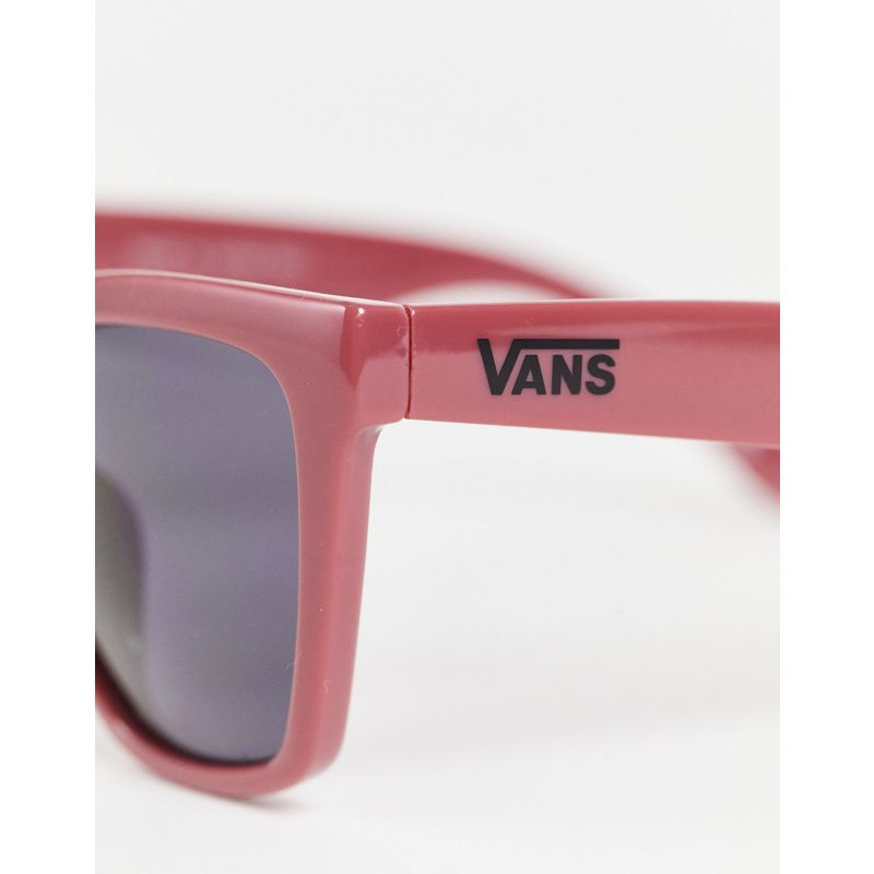 Vans – Hip – Cat-Eye-Sonnenbrille in Burgunderrot 