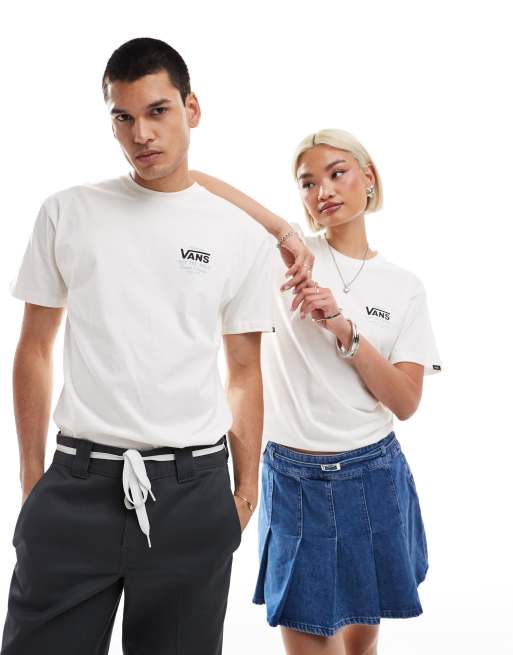 Vans – Holder – Naturvit klassisk t-shirt med tryck baktill, 2 av 4