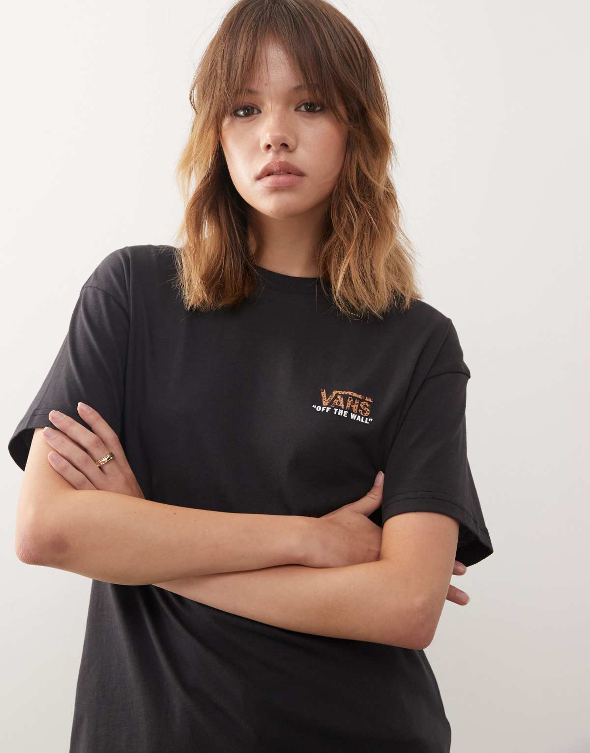 Vans Holder oversized tee in black