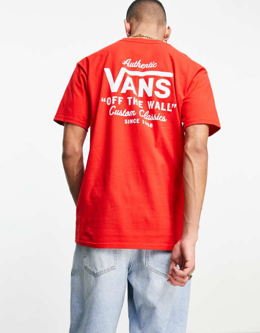 Red cheap vans shirt