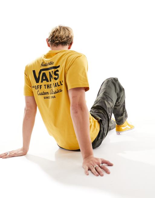 Vans off the wall best sale yellow shirt