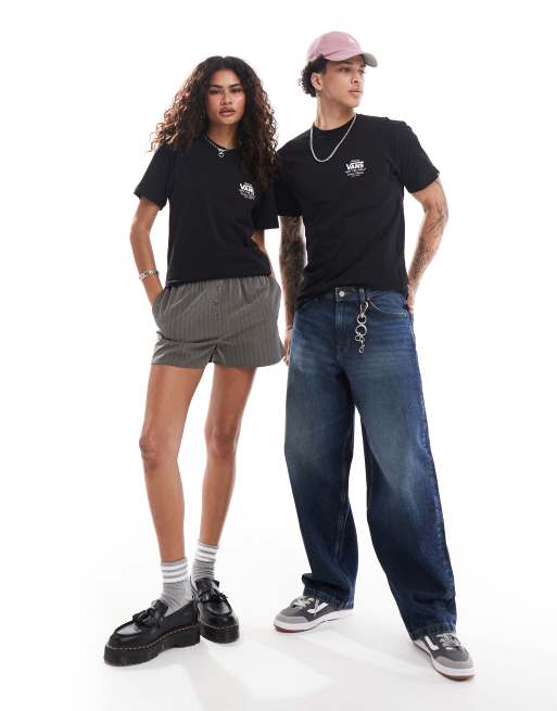 Vans – Holder Street Classic – T-Shirt in Schwarz mit Rückenprint, 3 von 4