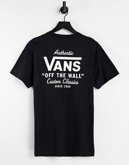  Vans Holder Street II back print t-shirt in black 