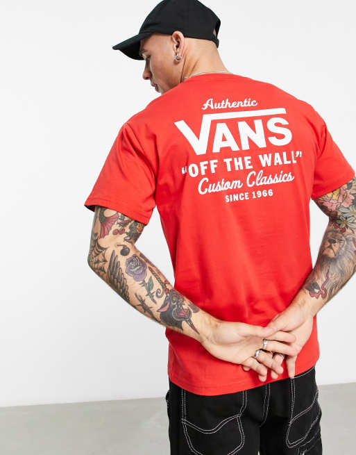 T shirt vans rouge new arrivals