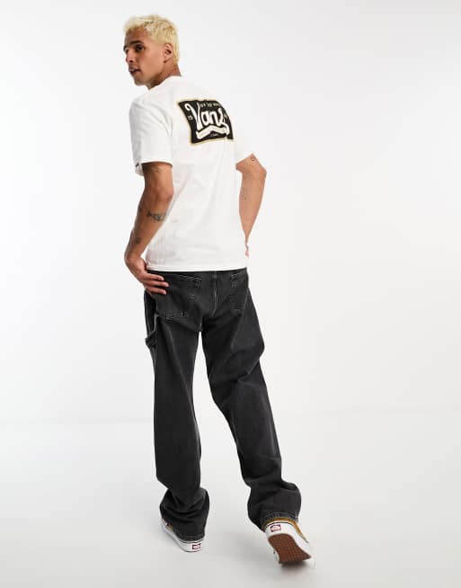 Vans home of the sidestripe T-shirt in white 