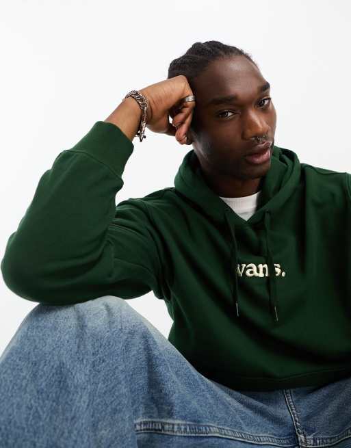 Dark green 2025 vans hoodie