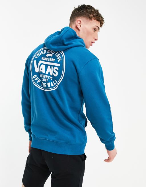 Vans blue sweatshirt sale